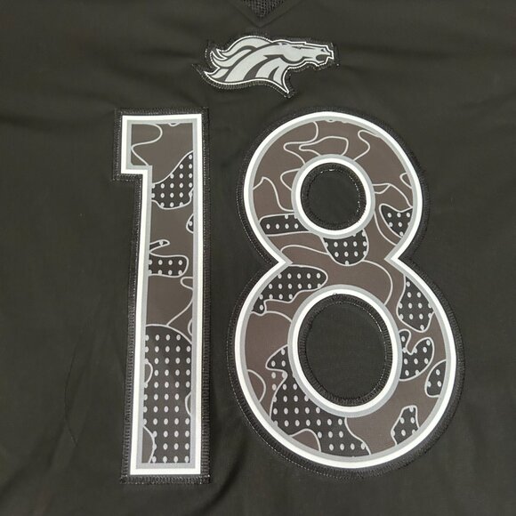 NFL Peyton Manning Reflective Black Nike #18 Jersey - Picture 3 of 6